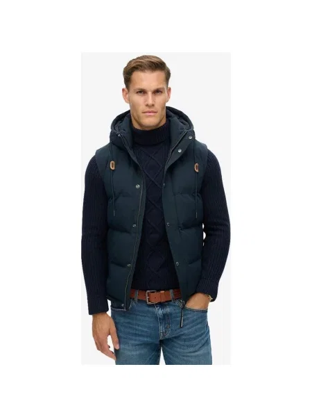 Kamizelka Superdry Everest granatowa S niebieska