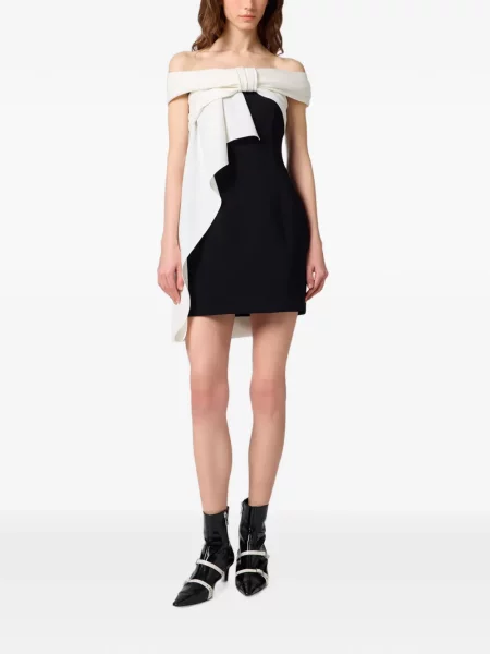 Rochie mini Msgm cu funde negru