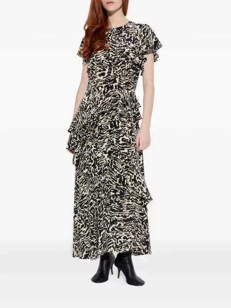 Rochie maxi Ulla Johnson cu imagine de costum negru