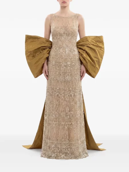 Rochie maxi Saiid Kobeisy cu paiete