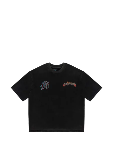Tricou Godspeed cu imagine negru