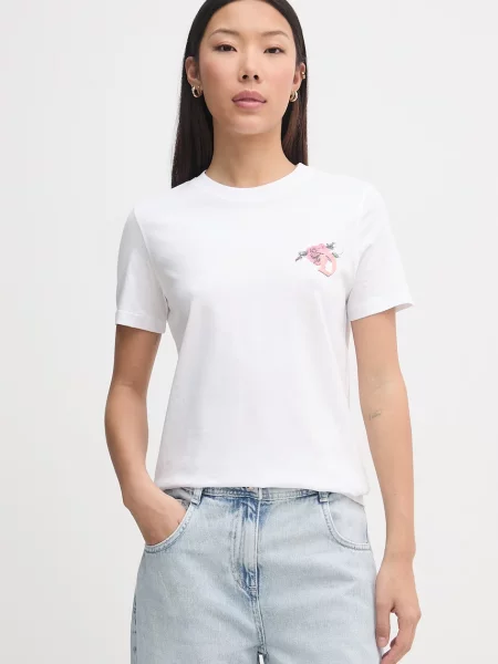 Diesel tricou pentru femei din alb