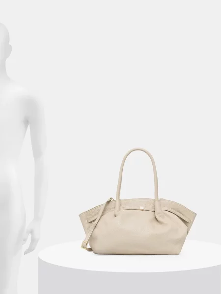 Шкіряна сумочка Answear.LAB бежевий
