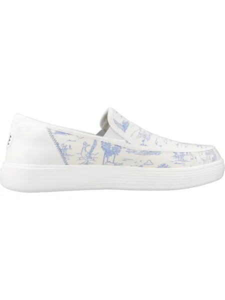 Sneakersy Hey Dude wsuwane białe