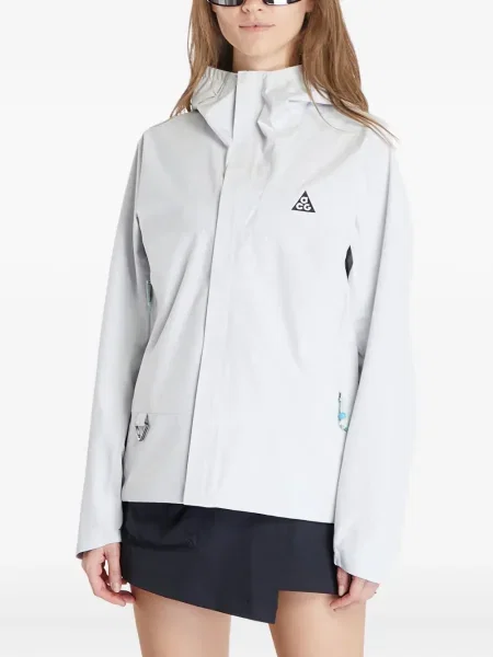 Top sport Nike din fleece plisat fără mâneci alb
