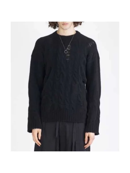 Sweter Isabel Benenato wełniany czarny