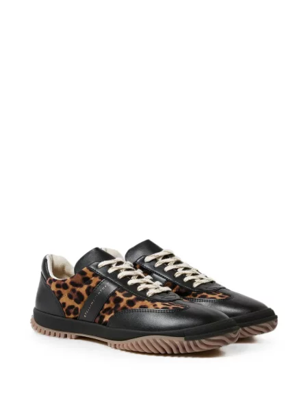 Sneakerși Stella Mccartney cu imagine cu model leopard negru
