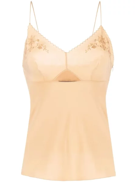 Top Alberta Ferretti de mătase cu model floral