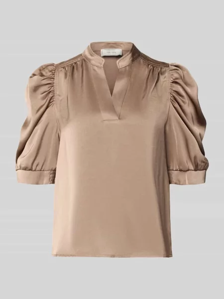 Neo Noir Bluzka Roella Z Satyny beige brązowa