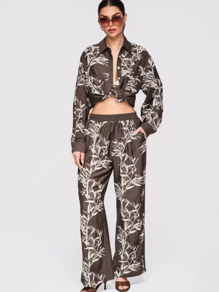 Pantaloni Edoti alb