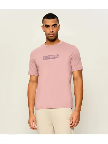 Napapijri Tricou S-Box Logo Ss 1 | Relaxed fit roz