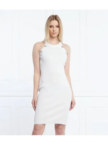 Silvian Heach Rochie FEEBAS alb