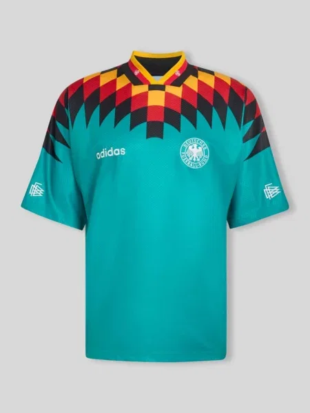 Adidas Koszulka Wyjazdowa Niemcy gruen biała