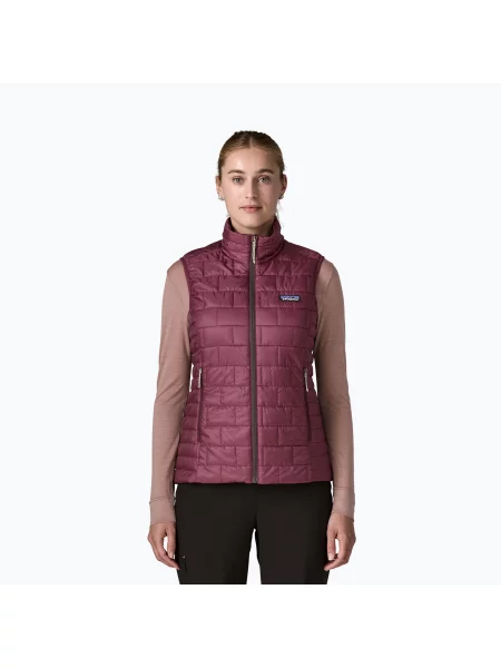 Vestă pentru femei Patagonia Nano Puff berry fig