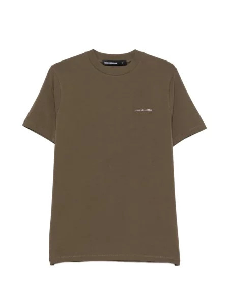 Tricou Karl Lagerfeld cu imagine verde