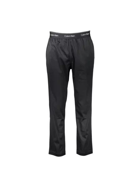 Dzianinowe spodnie Calvin Klein Performance czarne