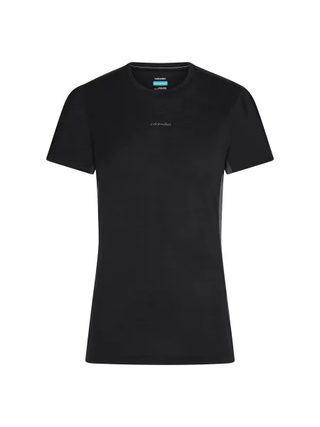 ICEBREAKER Tricou funcțional Sphe gri negru