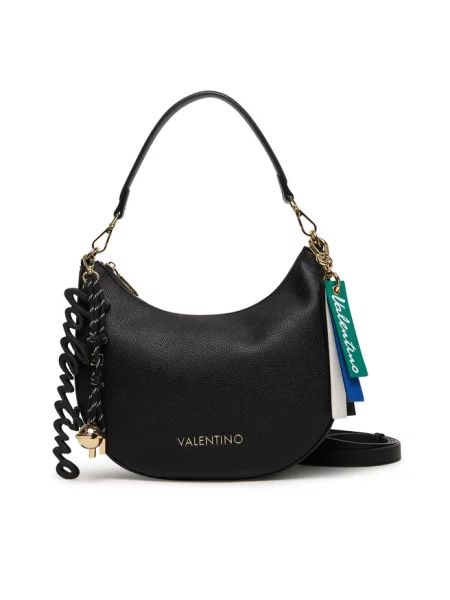 Torebka na ramię w skórzanym wyglądzie model RYTA' Valentino Bags czarna