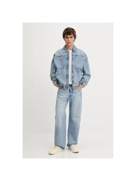 Levi's jeansy LOOSE niebieskie