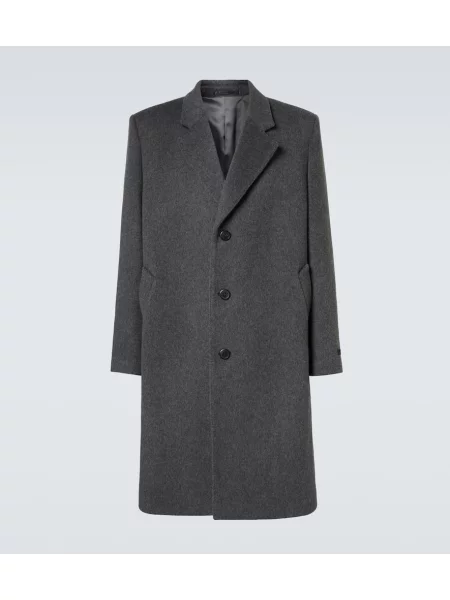 Palton Prada de lână gri