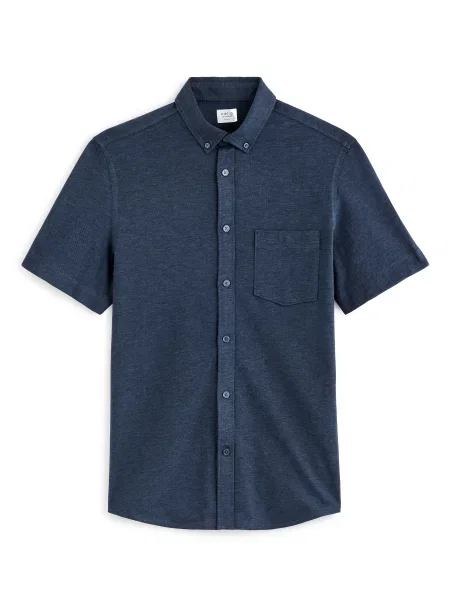 Pletena srajca Celio modra