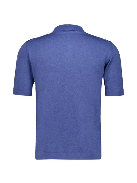 Μικρός polo Piacenza Cashmere κασμίρ μπλε