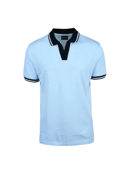 Koszulka polo Emporio Armani niebieska