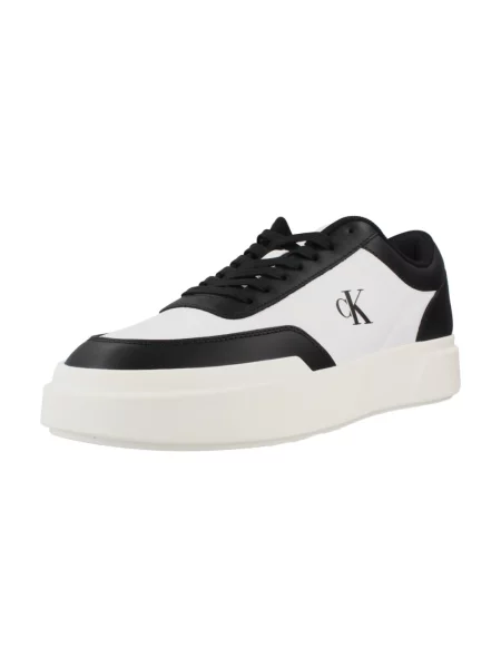 Sneakersy Calvin Klein skórzane chunky białe
