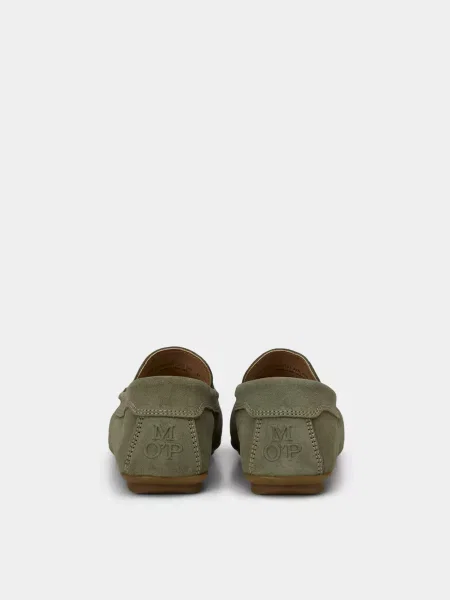 Кожаные мокасины Marc O'polo зеленые