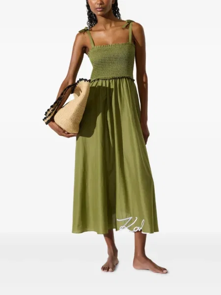Rochie Karl Lagerfeld de costum verde