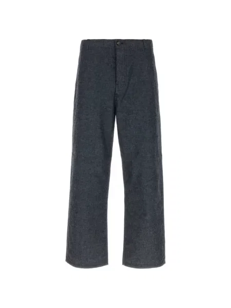 Pantaloni Prada cu autograf albastru