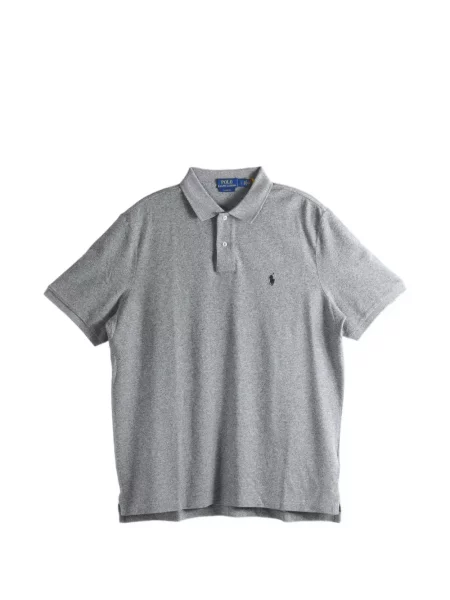 Tricou polo Polo Ralph Lauren cu broderie gri