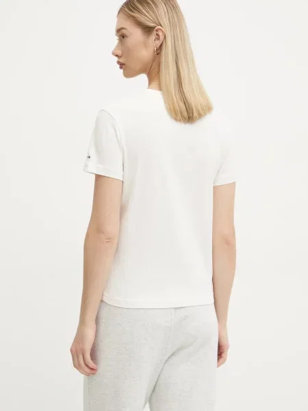 Tričko Tommy Jeans béžová
