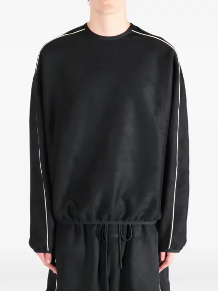 Πουλόβερ Fear Of God Essentials σουέτ μαύρο