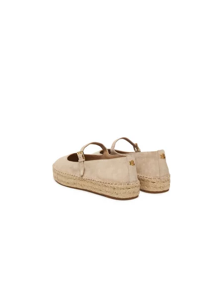 Espadrilky LAUREN RALPH LAUREN béžová