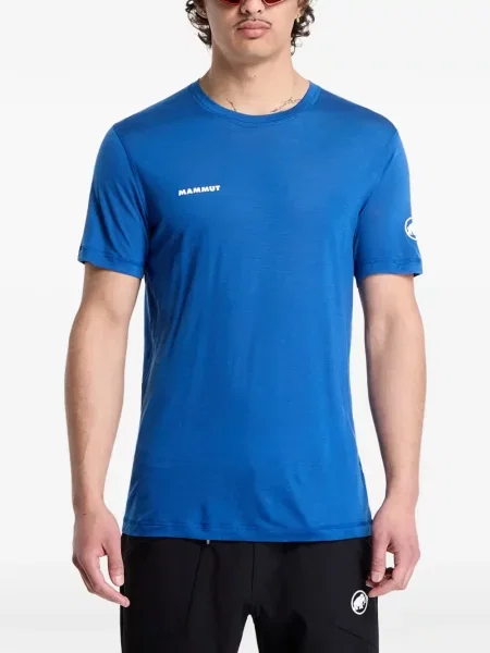 Scurt tricou Mammut cu imagine albastru