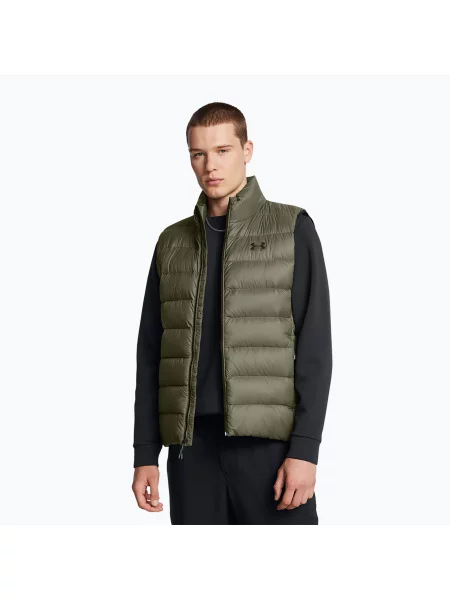 Vestă pentru bărbați Under Armour Legend Down navy de la green/black negru