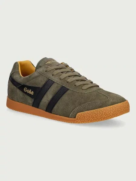 Gola Harrier Trainer sneakers pentru bărbați din piele verde