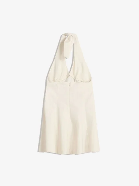 Bershka Rochie deschis bej