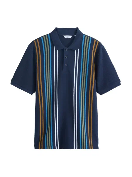 Next Majica mornarska / nebeško / oranžna modra