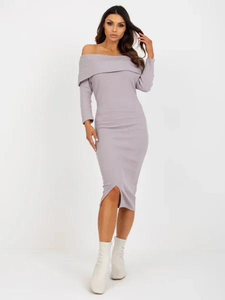 Rochie midi Fashionhunters de costum violet