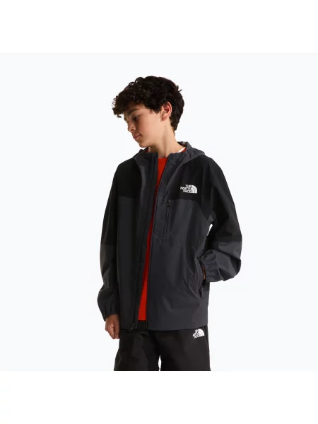 Gyermek esőkabát The North Face Teen Hike Packable Shell tnf black/asphalt grey. Méret: L fekete