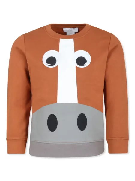 Bluza dziecięca Stella Mccartney brązowa