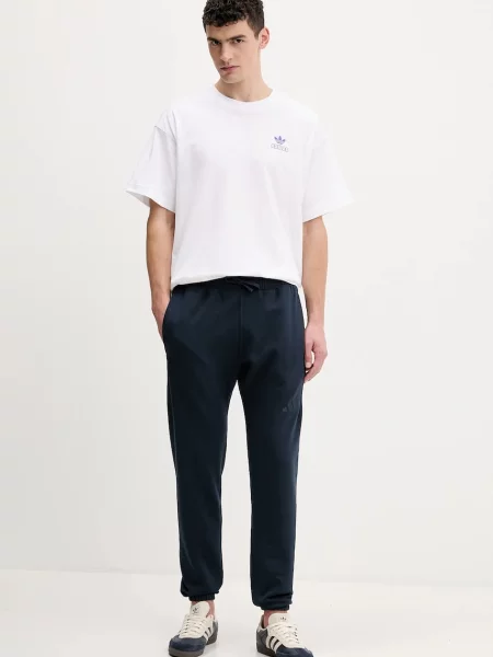 Спортивні штани adidas однотонні синій