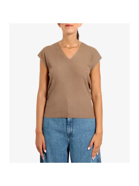 Sweter Max Mara wełniany beżowy