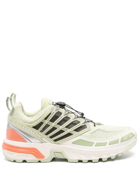 Sneakerși Salomon plasă chunky verde