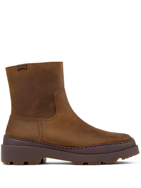 Велурени боти Camper кафяво