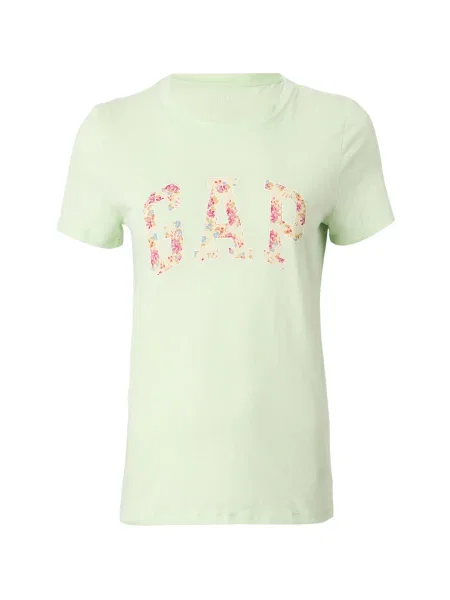 GAP Tricou CLSC / verde deschis / roz galben
