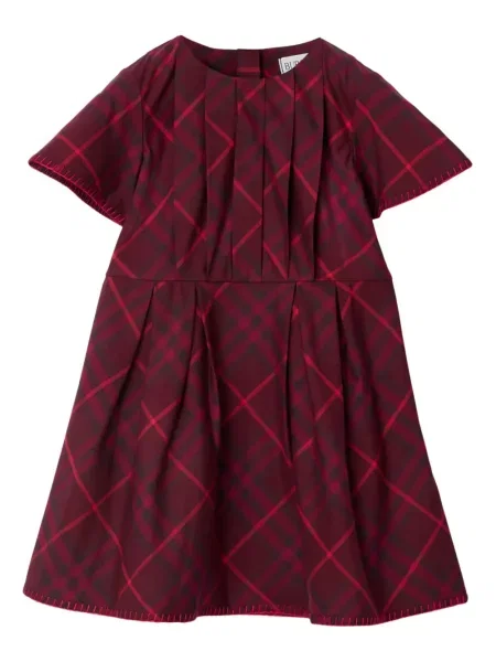 Sukienka dziecięca Burberry czerwona