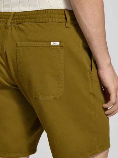 Szorty o kroju regular fit z elastycznym pasem model ‘CLAY’ Forét